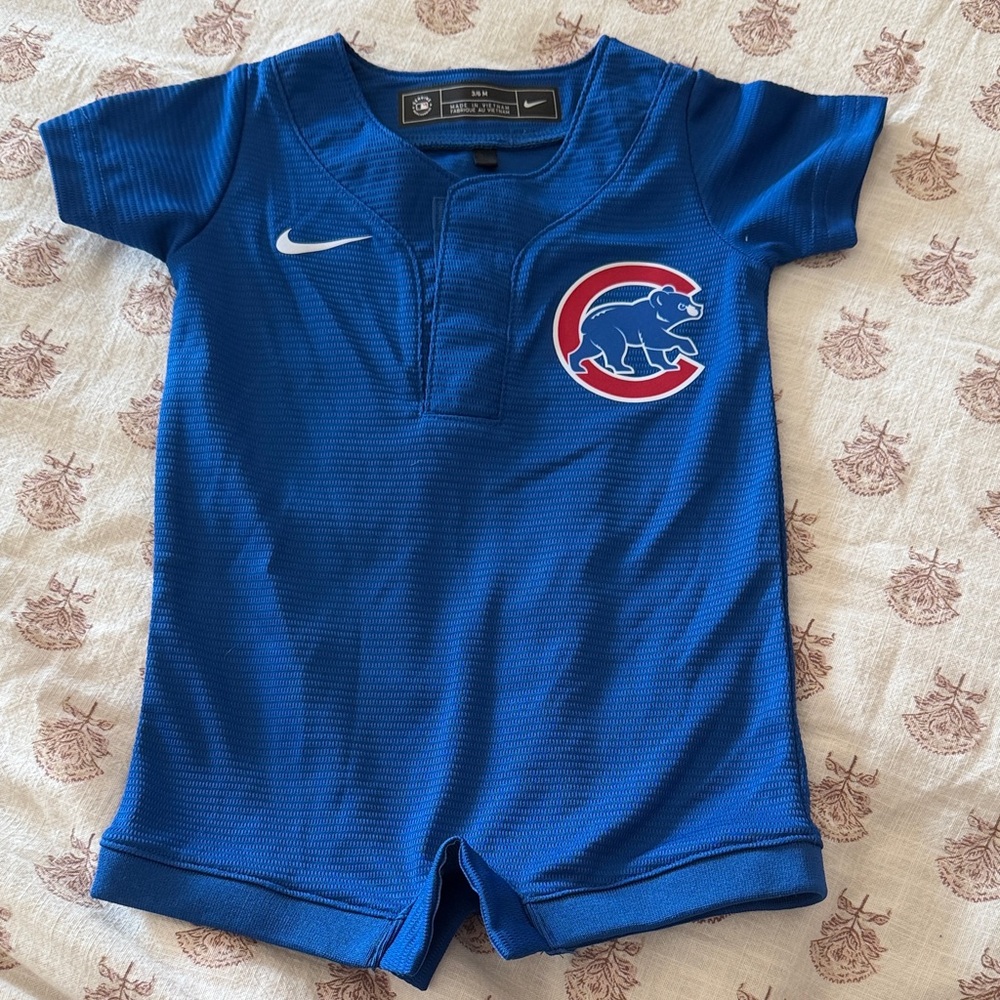 Nike Chicago cubs Blue Baby Romper 3/6 months